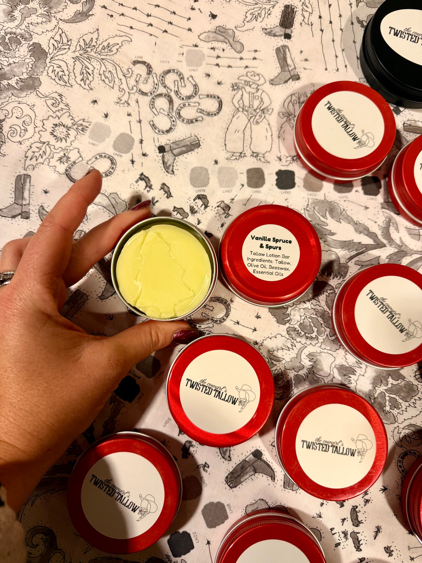 Vanilla Spruce & Spurs - Tallow Lotion Bar