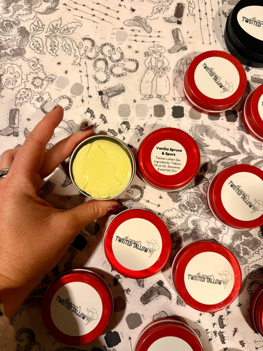 Vanilla Spruce & Spurs - Tallow Lotion Bar